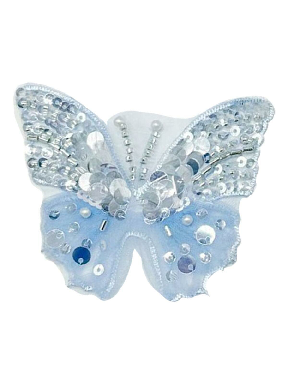 Аппликации бабочки для шитья, Синий
