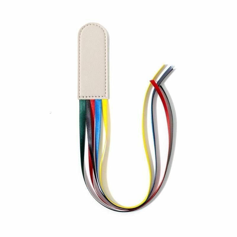 Ленточные закладки для книг, Белый