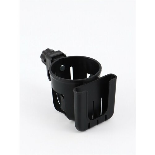 Подстаканник с держателем телефона для коляски черный Крошка Я 10955549 501₽