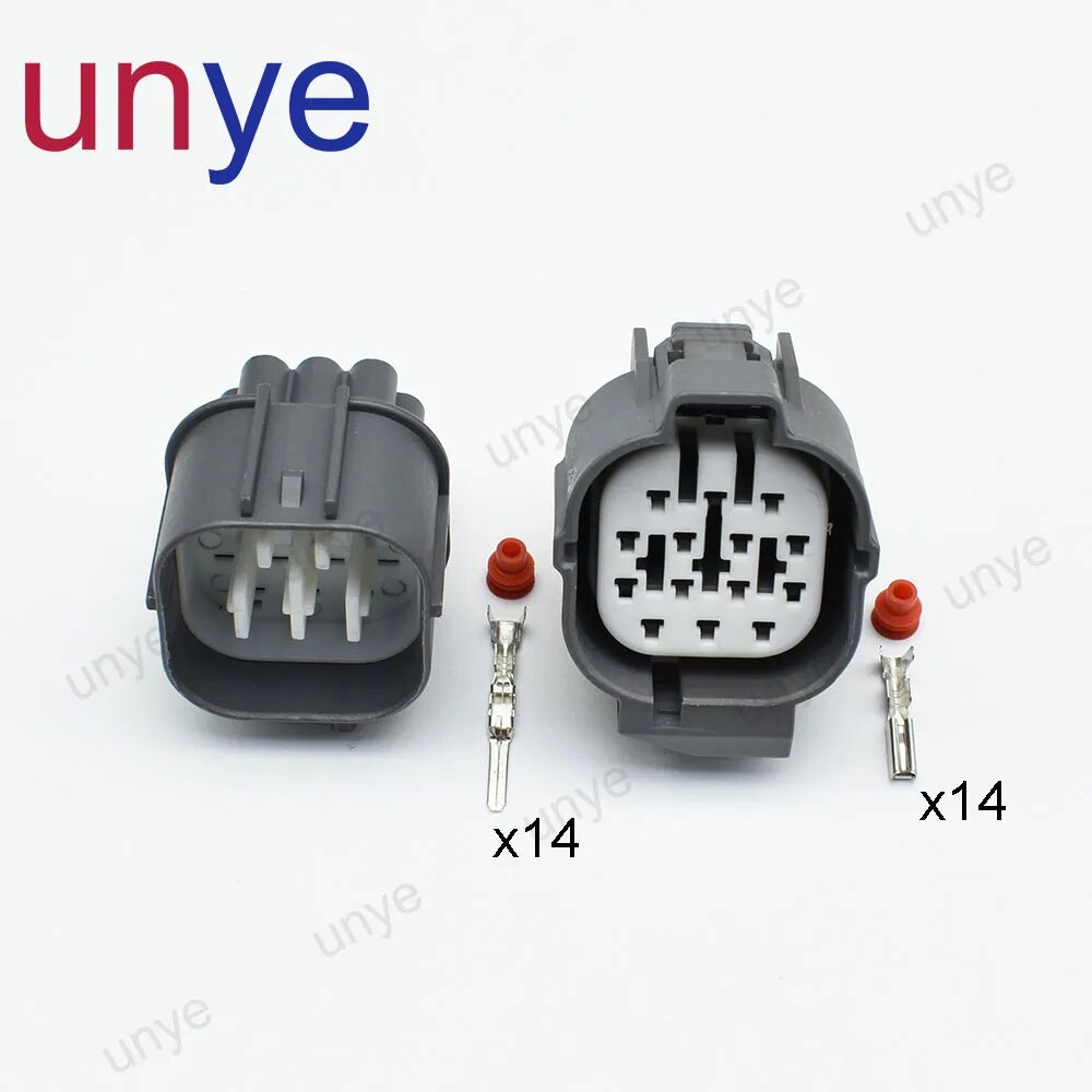 Комплект автомобильного разъема 14-контактного 6181-0077 6189-0136 1Set, Male female set