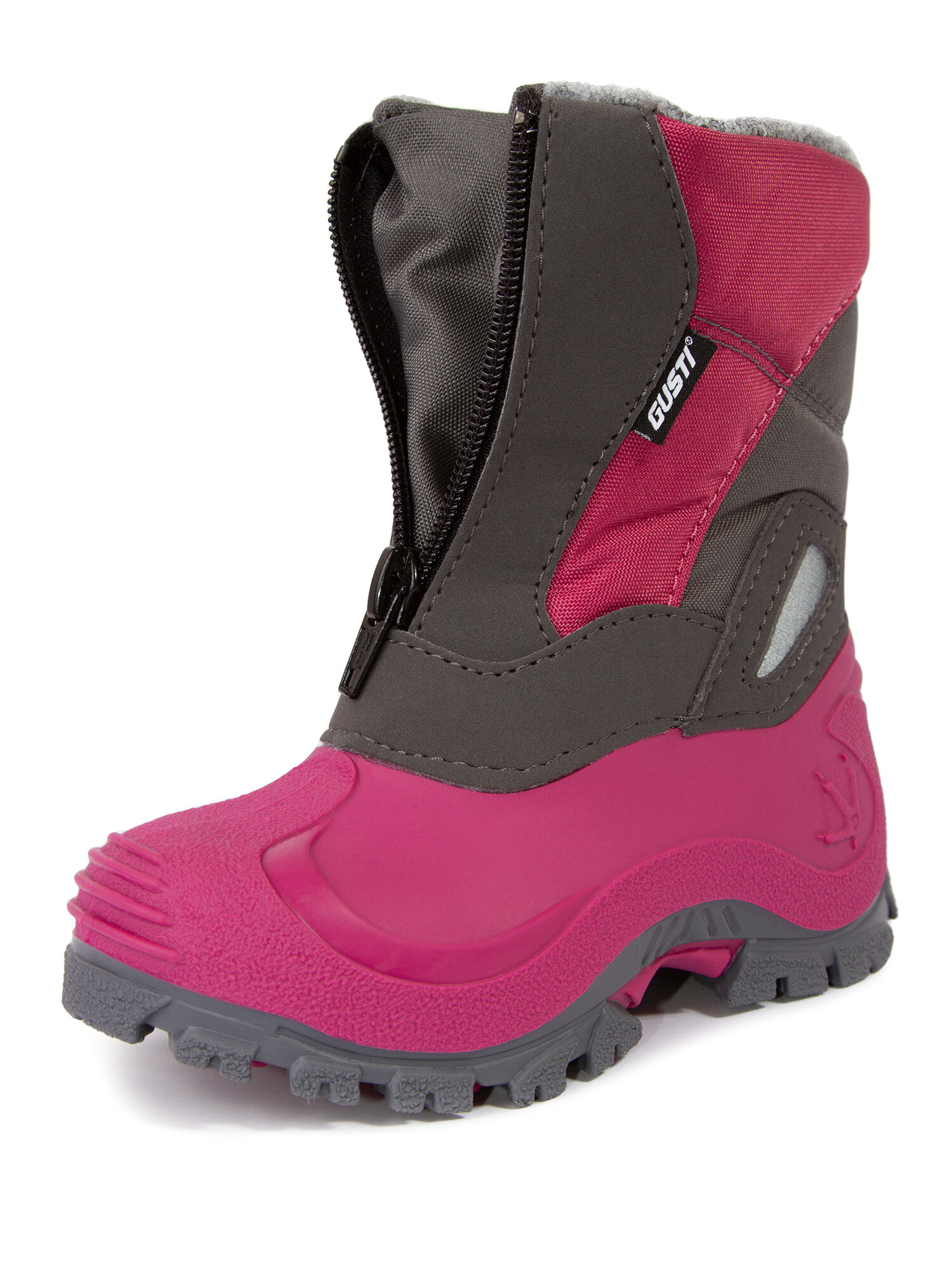 Сноубутсы GUSTI, размер 32, малиновый — фото 1