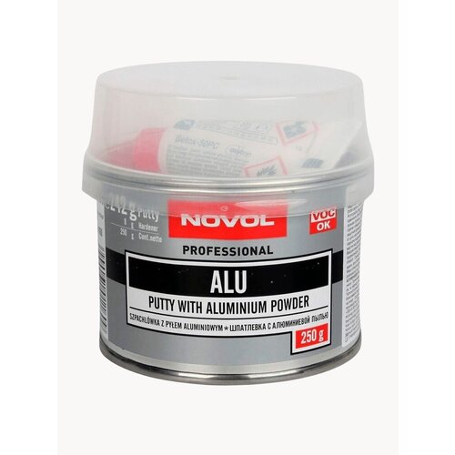 Шпатлёвка с алюминиевой пылью ALU серая банка 025кг 700₽