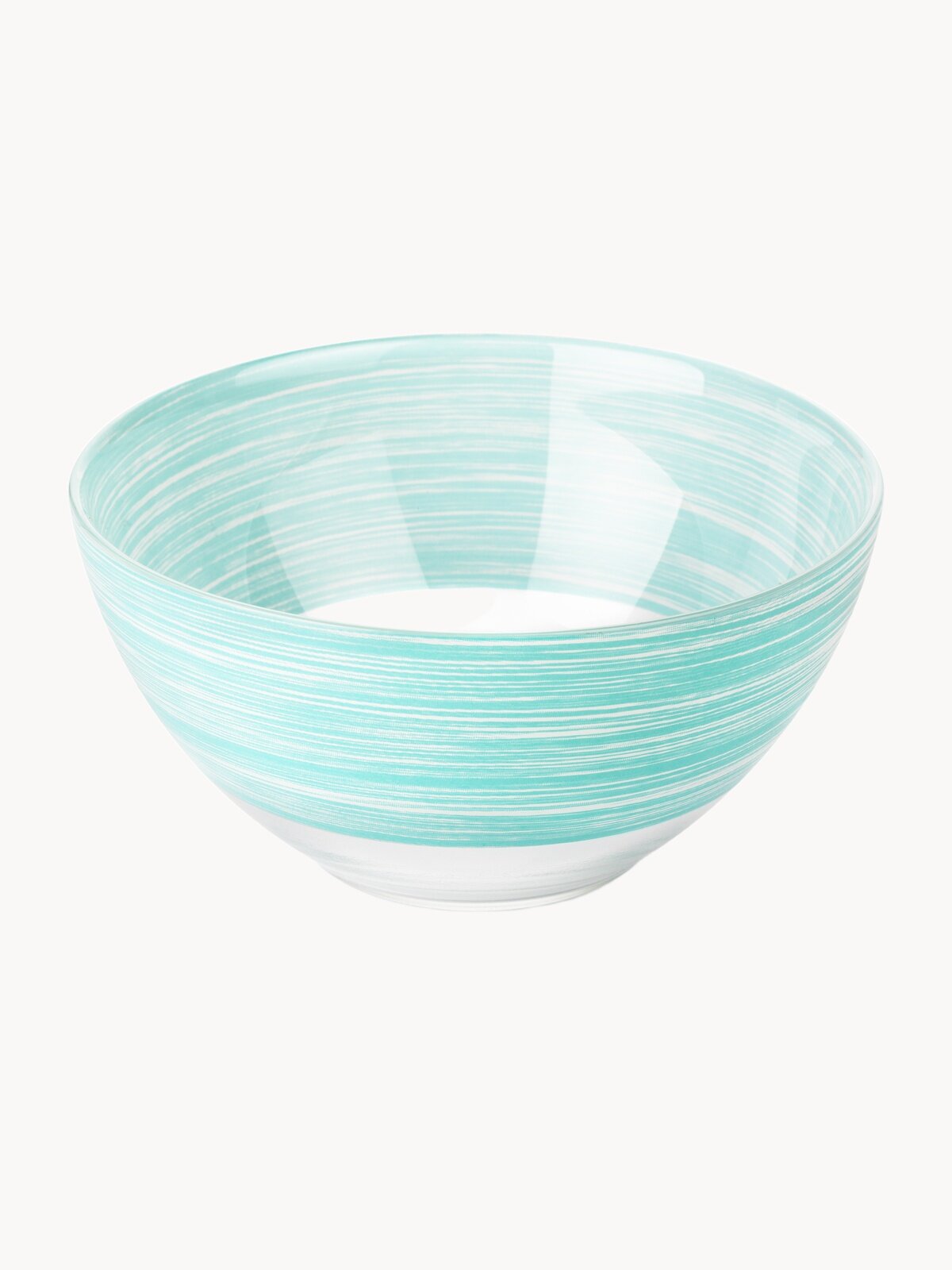 Салатник Luminarc Brush Mania Тюркуаз, для СВЧ, стекло, 13x13 см