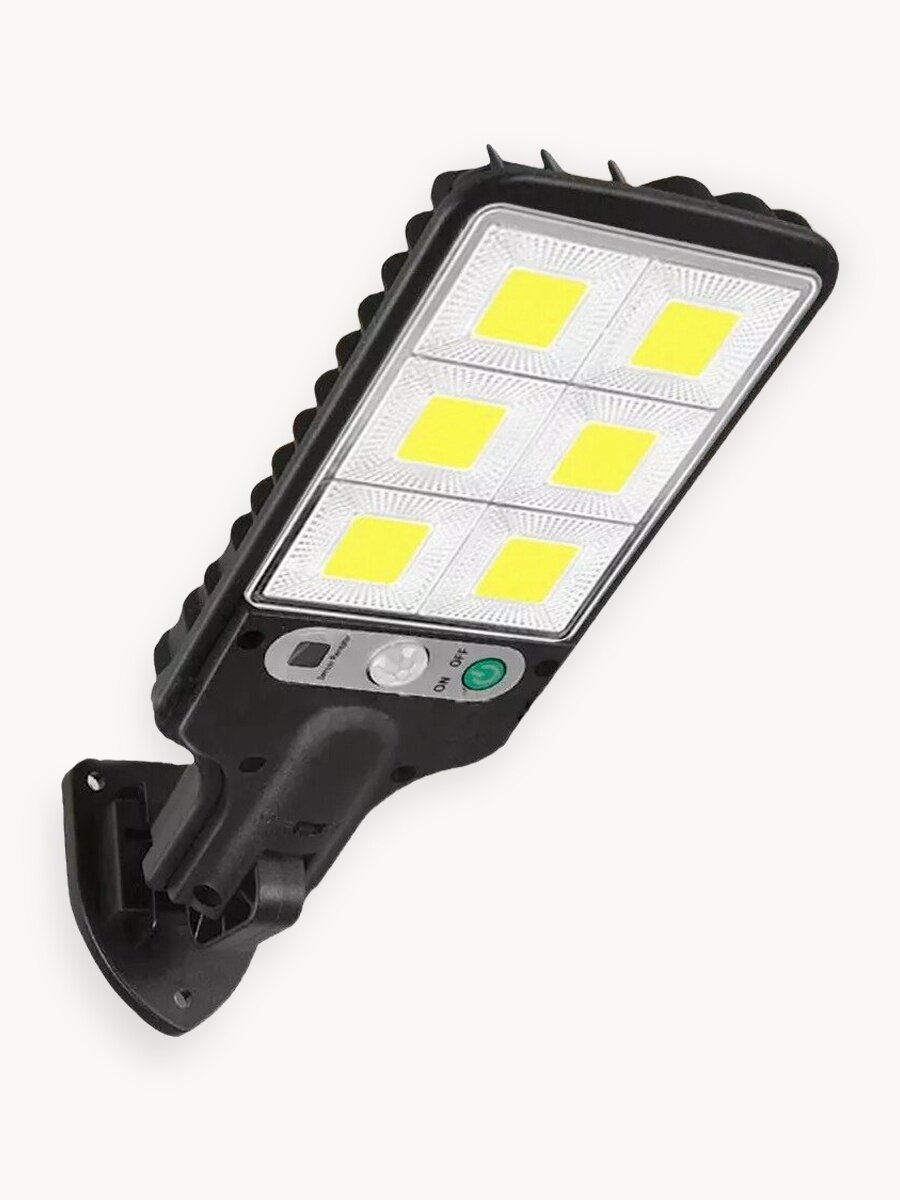 Уличный светильник с датчиком движения на солнечной батарее с управлением от пульта