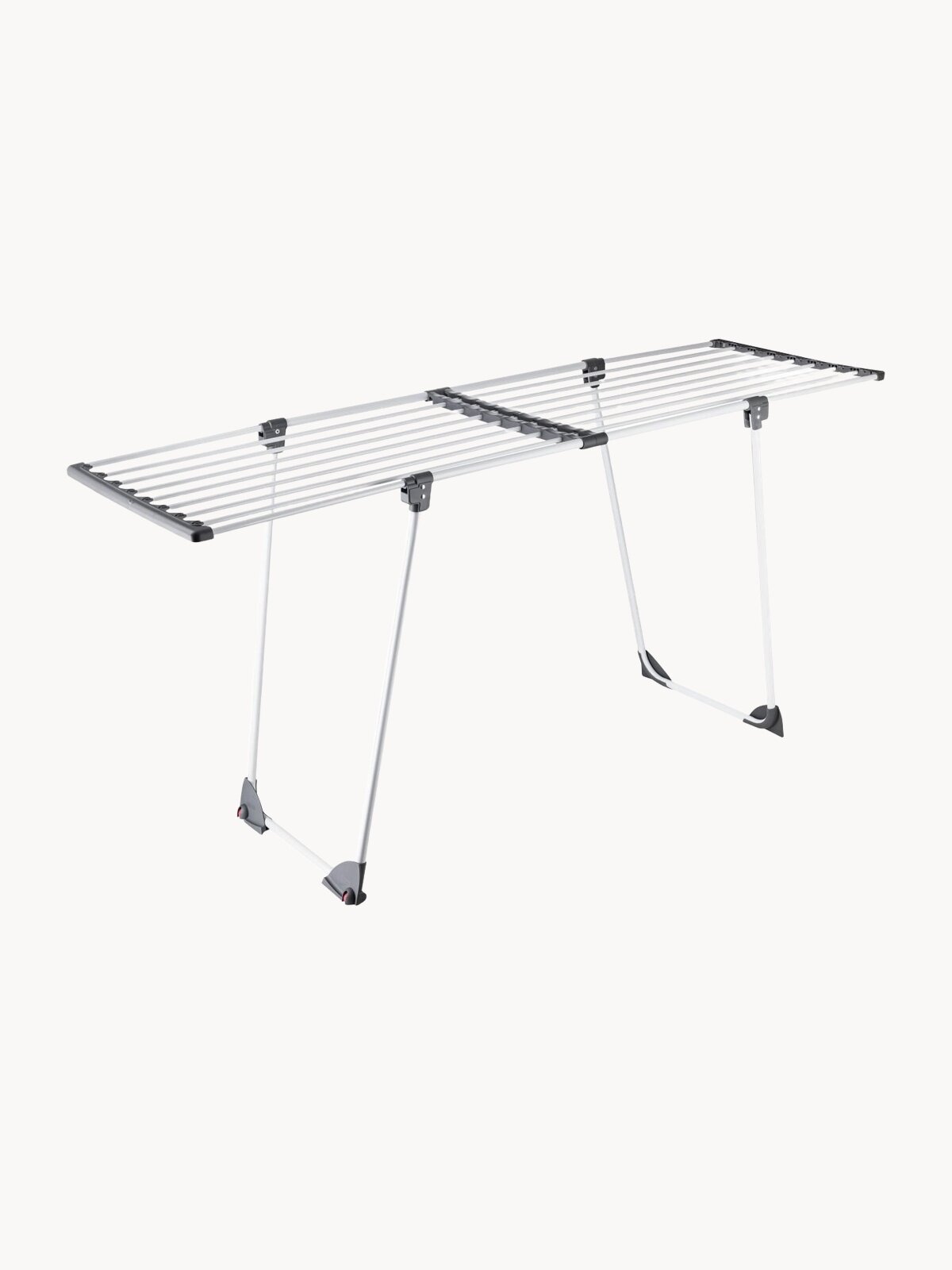 Сушилка для белья PERFECTO LINEA Ruby напольная телескопическая черно-белая 46-000171