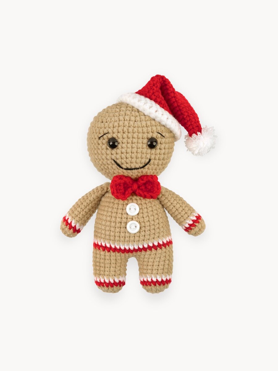 Набор для вязания крючком игрушки "Miadolla" AMG-0125 Пряничный человечек
