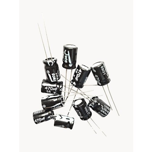 Конденсатор электролитический 470мкФ 16В 20 10 шт 304₽