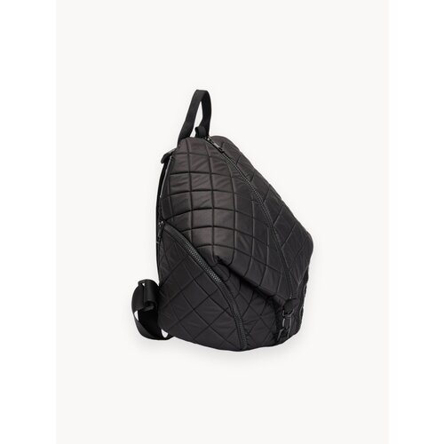 Рюкзак женский городской, ANTAN 1056/1 Текстиль плащевка стежка, черный