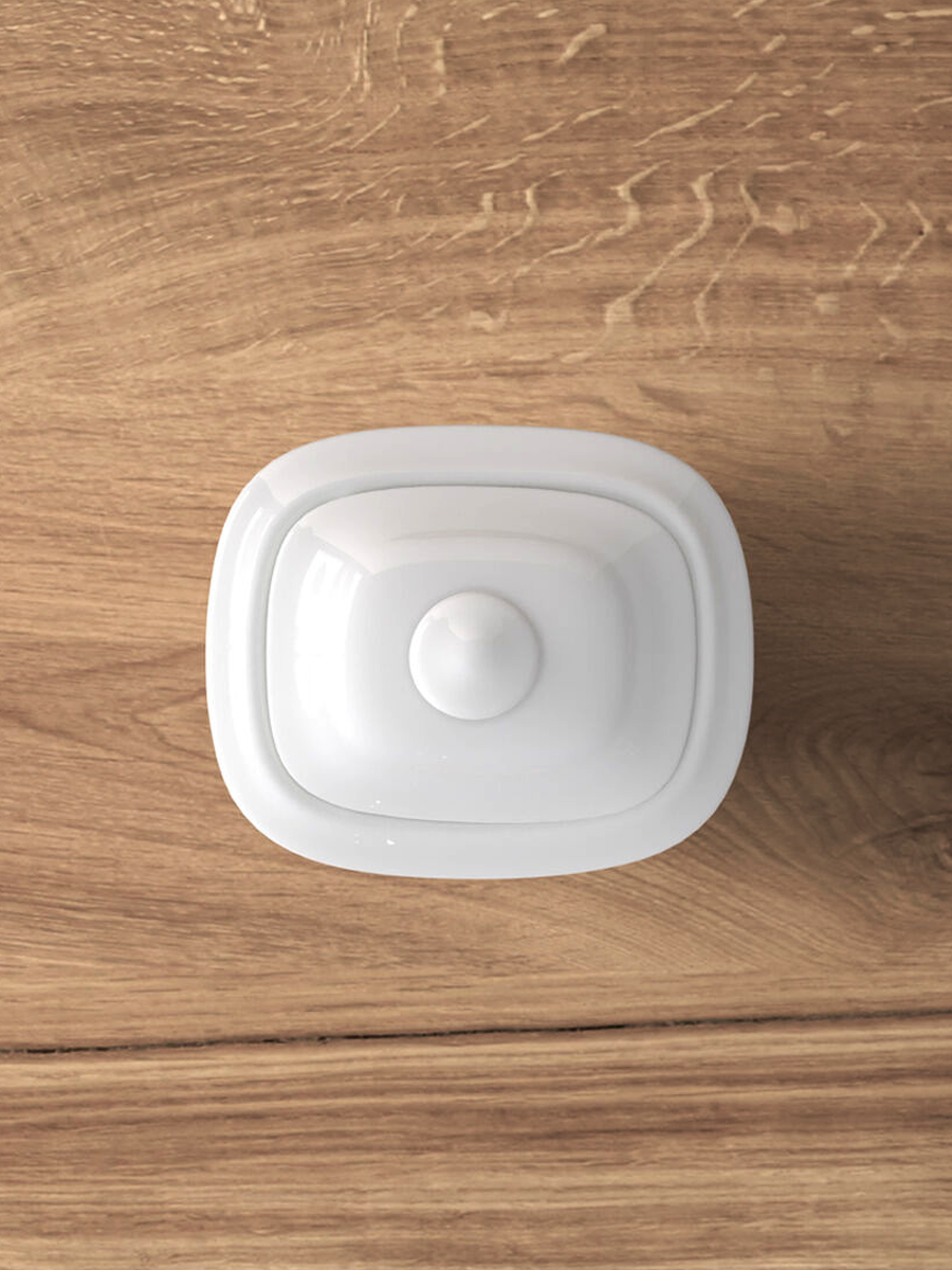 Сахарница с крышкой, 240 мл, Royal, Villeroy & Boch, Костяной Фарфор — фото 1