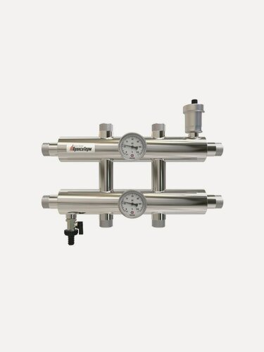 Изображение товара Распределительный коллектор 3 контура (1+1+1) до 60 кВт, 1" НР, ПроксиТерм, GK 25-3