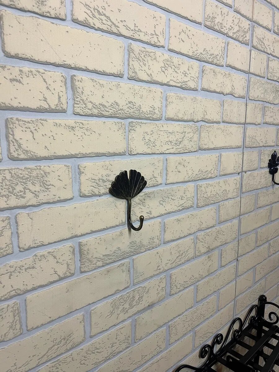 Кованый крючок, Студия кованой мебели Нива, ручная работа, цвет черный/патина/бронзовый — фото 1