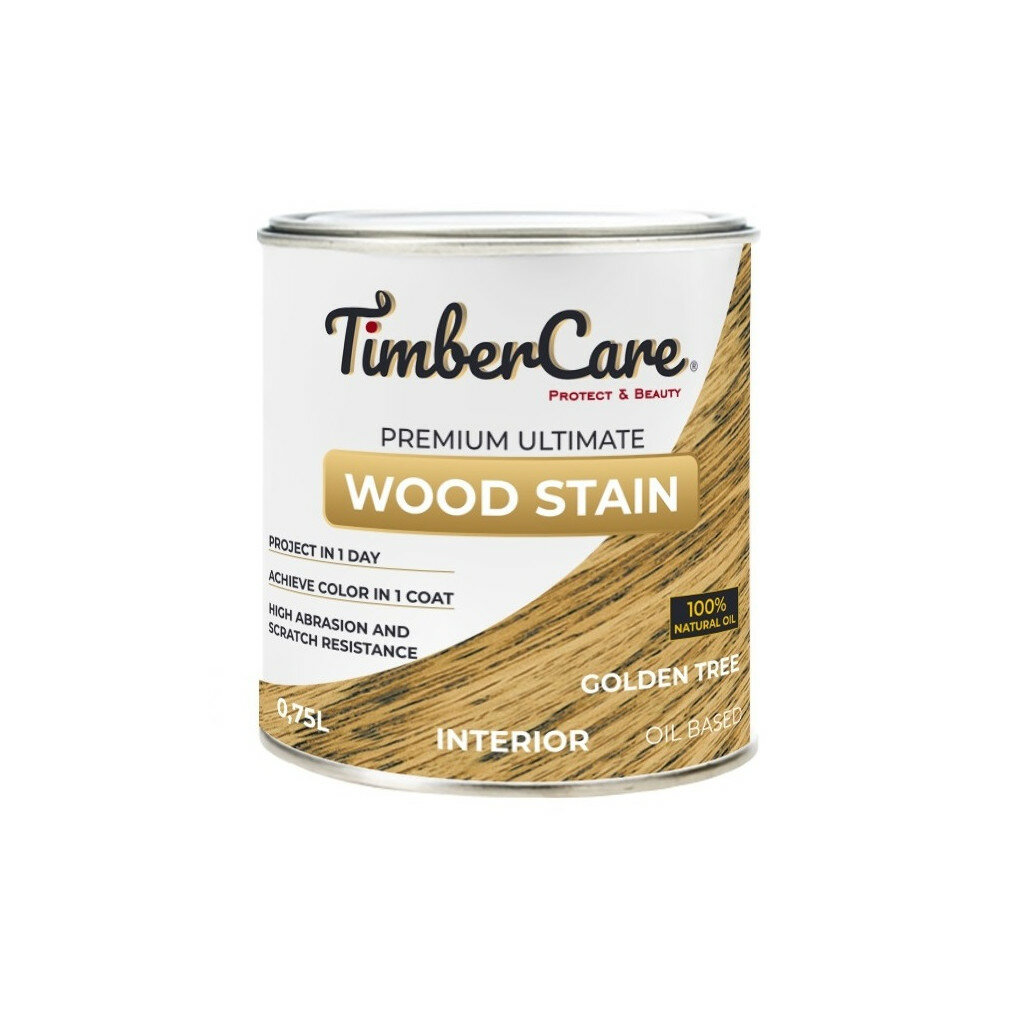 Масло TimberCare Wood Stain Golden tree тонирующее золотое дерево 075 л