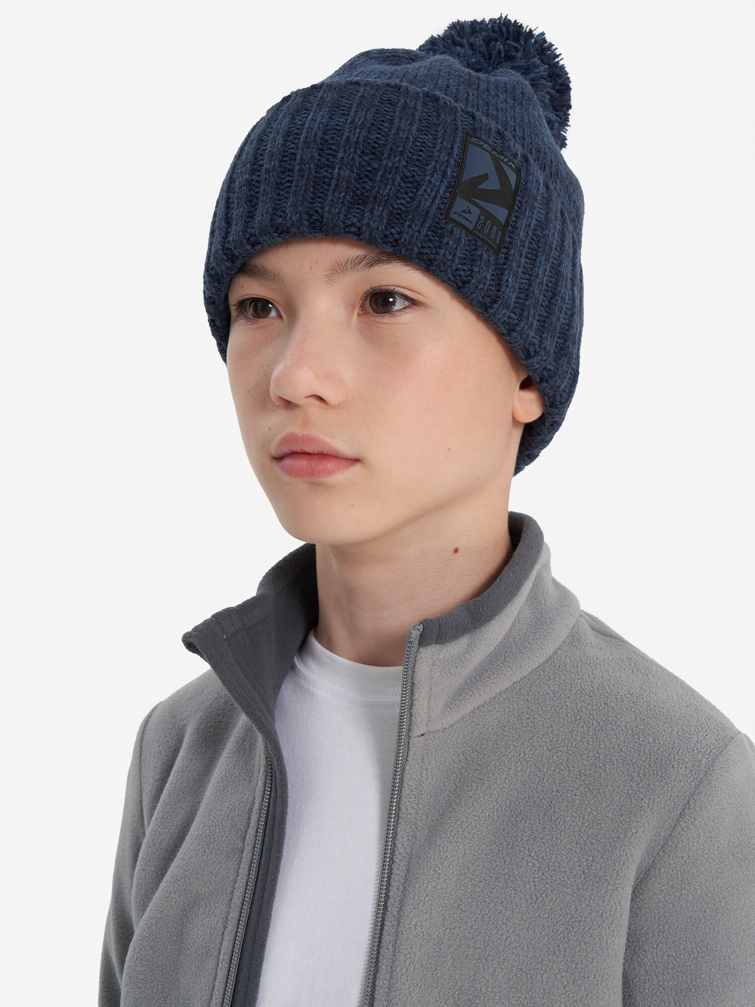 Шапка Demix для мальчиков, размер 54, темно-синий