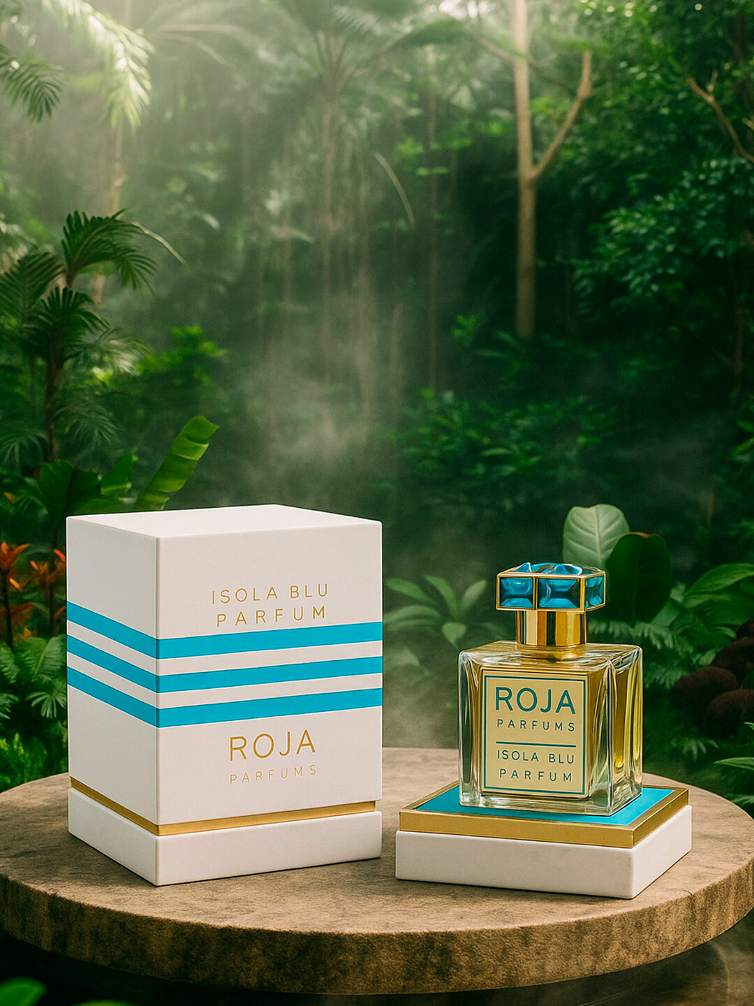 Парфюм Roja Isola Blu, стойкость 24-48 часов для мужчин и женщин, 10 мл