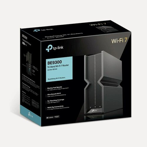 Изображение товара Роутер TP-LINK Archer BE550 Tri-Band WiFi 7 до 9,3 Гбит/с 2,5 Gigabit Ethernet RJ45
