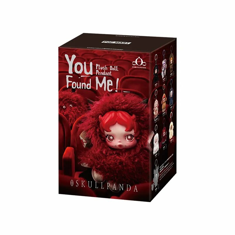 POP MART SKULLPANDA YOU FOUND ME Series слепая коробка Бордовый, 1