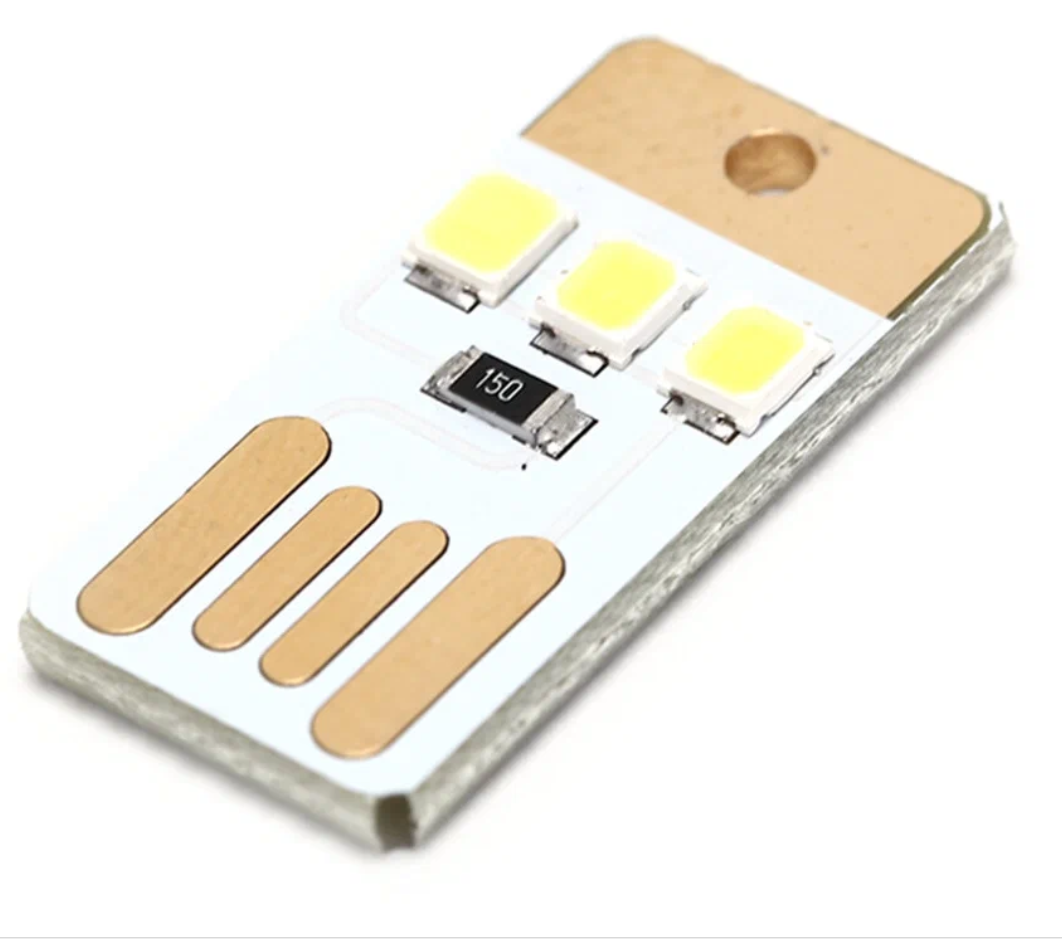 Миниатюрный USB-светильник Регарт, пластик, встроенный аккумулятор