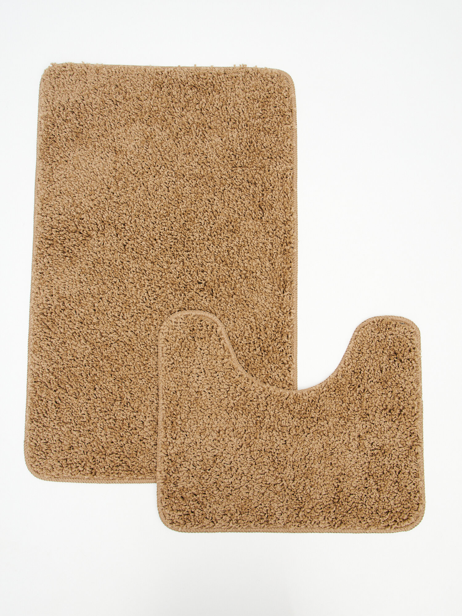 Комплект ковриков для ванной Domville полипропилен 50x80 + 50x40 коричневый BM-S2-B