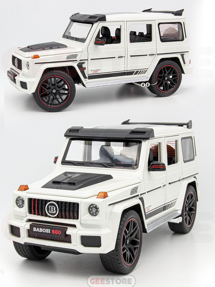 Детская машинка Mercedes-Benz G 800 Brabus 1:18 с дымом — фото 1