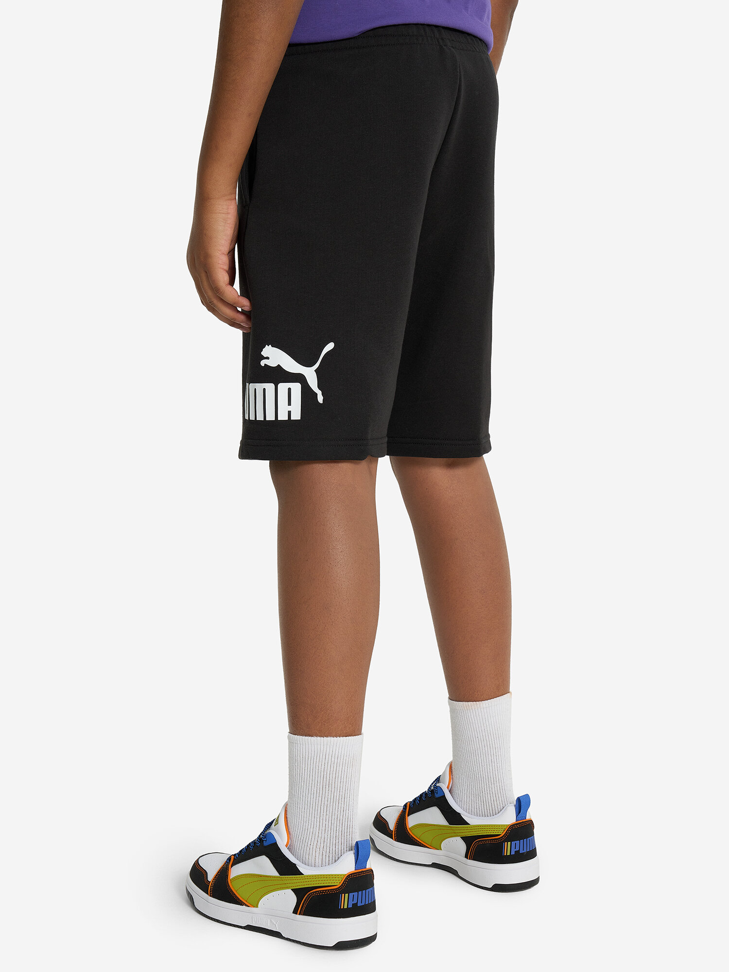 Шорты PUMA, размер 164, черный — фото 1