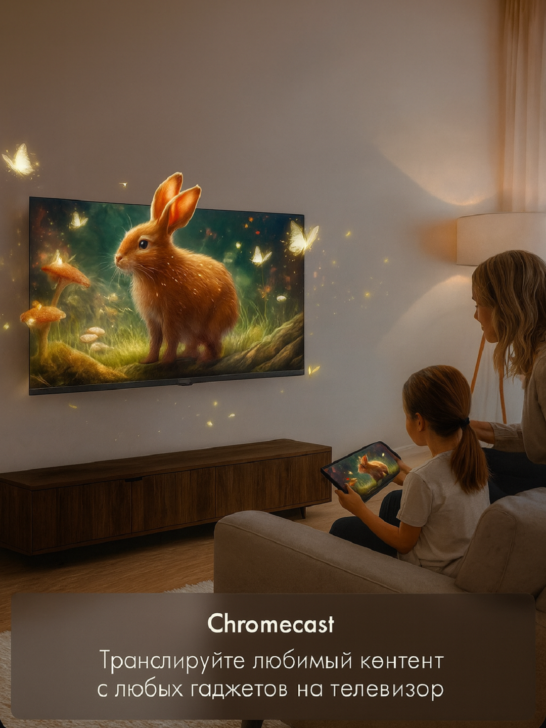 Телевизор LiTV Smart TV 32, головое управление, google ассистент — фото 1