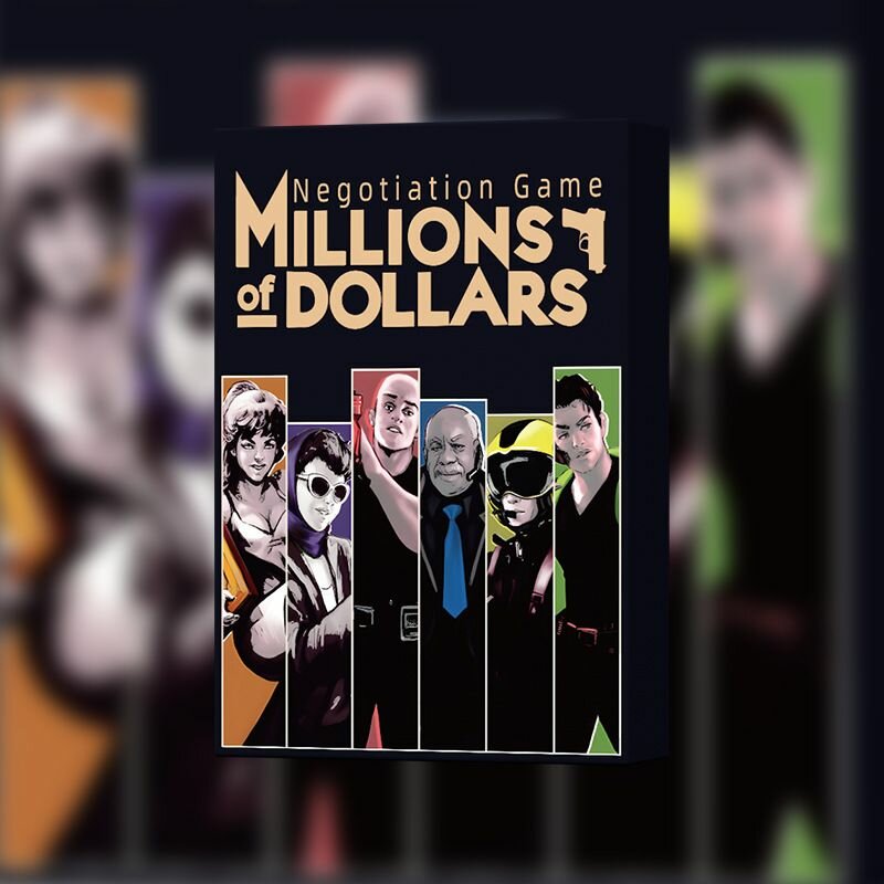 Настольная игра Millions of Dollar: Уникальная игра в скрытые роли и переговоры