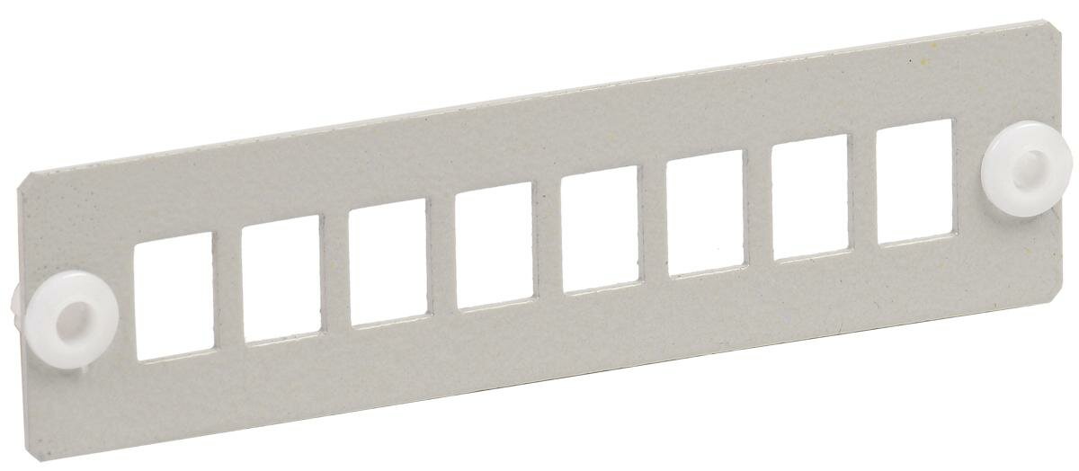 Монтажная панель ITK для восьми оптических адаптеров, SC-LC-Duplex, в 19' кросс