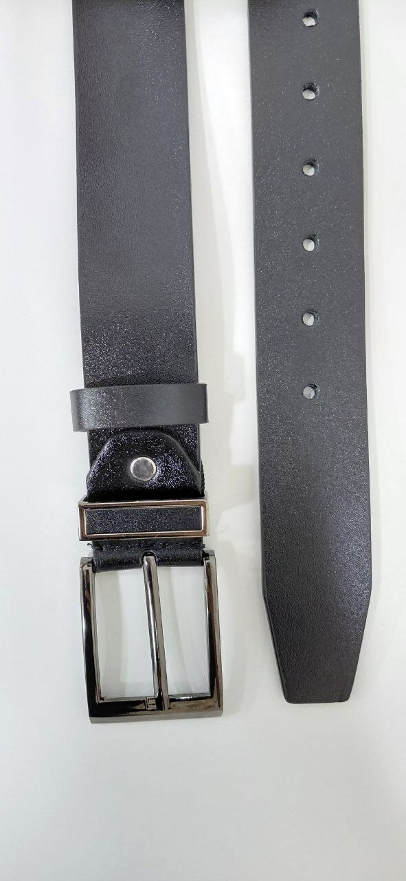 Ремень  для мальчиков и мужчин, размер 110, чернильный — фото 1