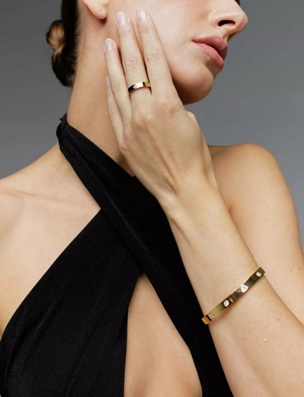 Браслет, размер 20 см, размер one size, золотистый — фото 1