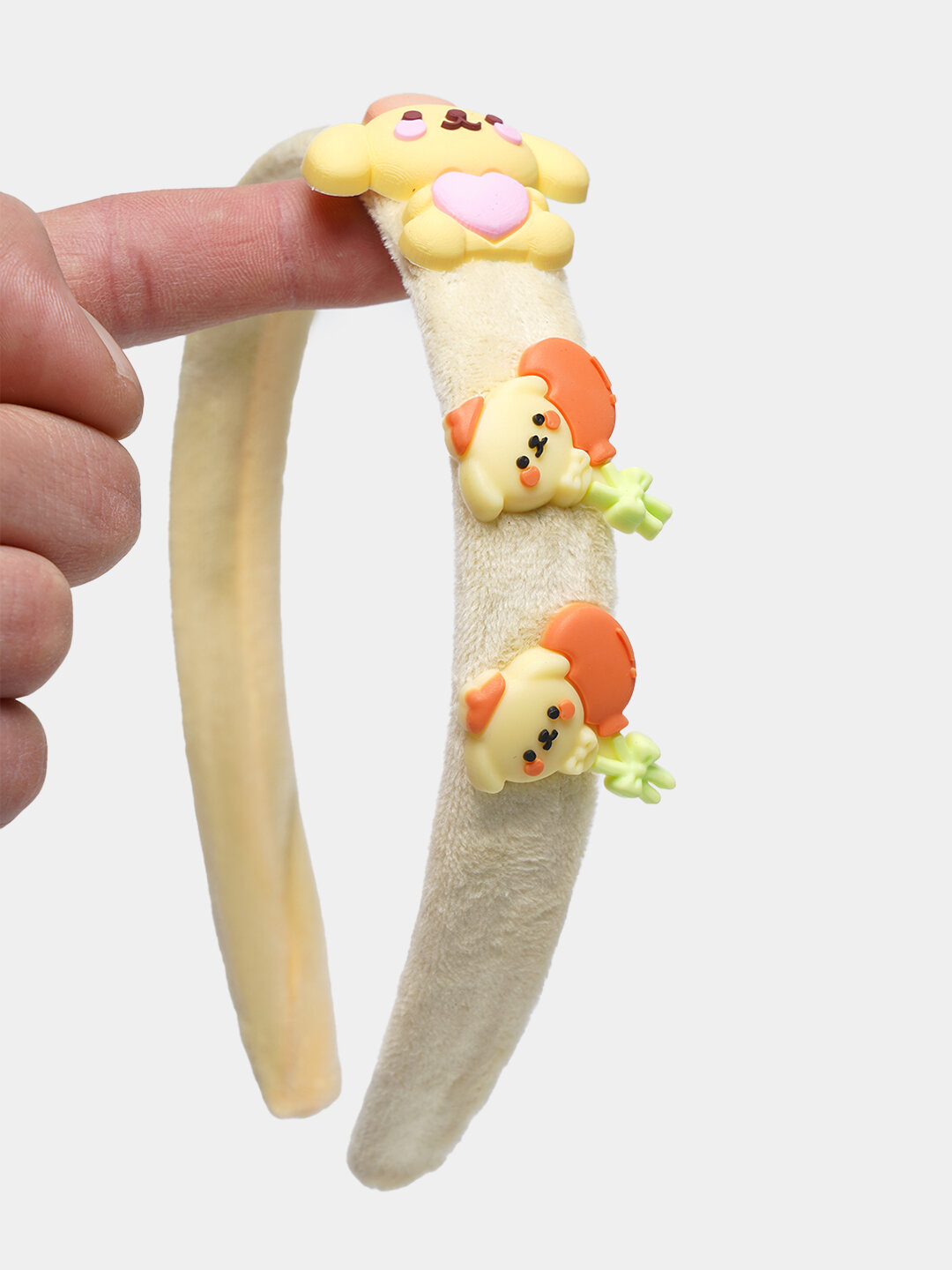 Модный велюровый ободок для девочек — стиль и комфорт на каждый день — фото 1