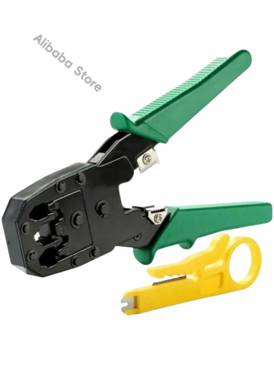 Кримпер для обжима интернет кабеля обжимной инструмент для витой пары  проводов разъемов для снятия изоляции 8P8C/6P6C/4P4C/4P2C RJ45 RJ11