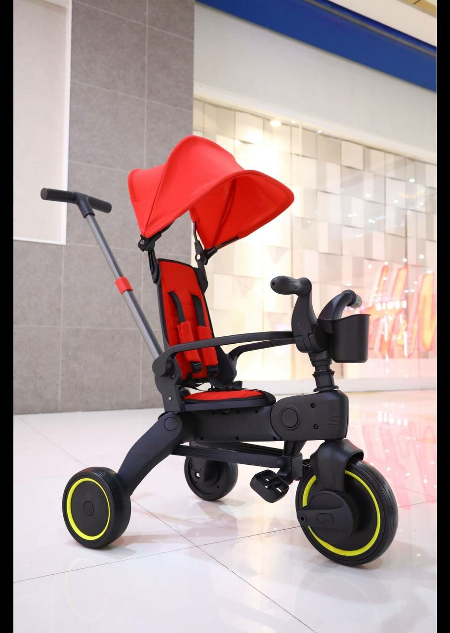 Детский велосипед Baby 1688, EVA-колеса, 3 в 1, для 3-х колесного велосипеда — фото 1