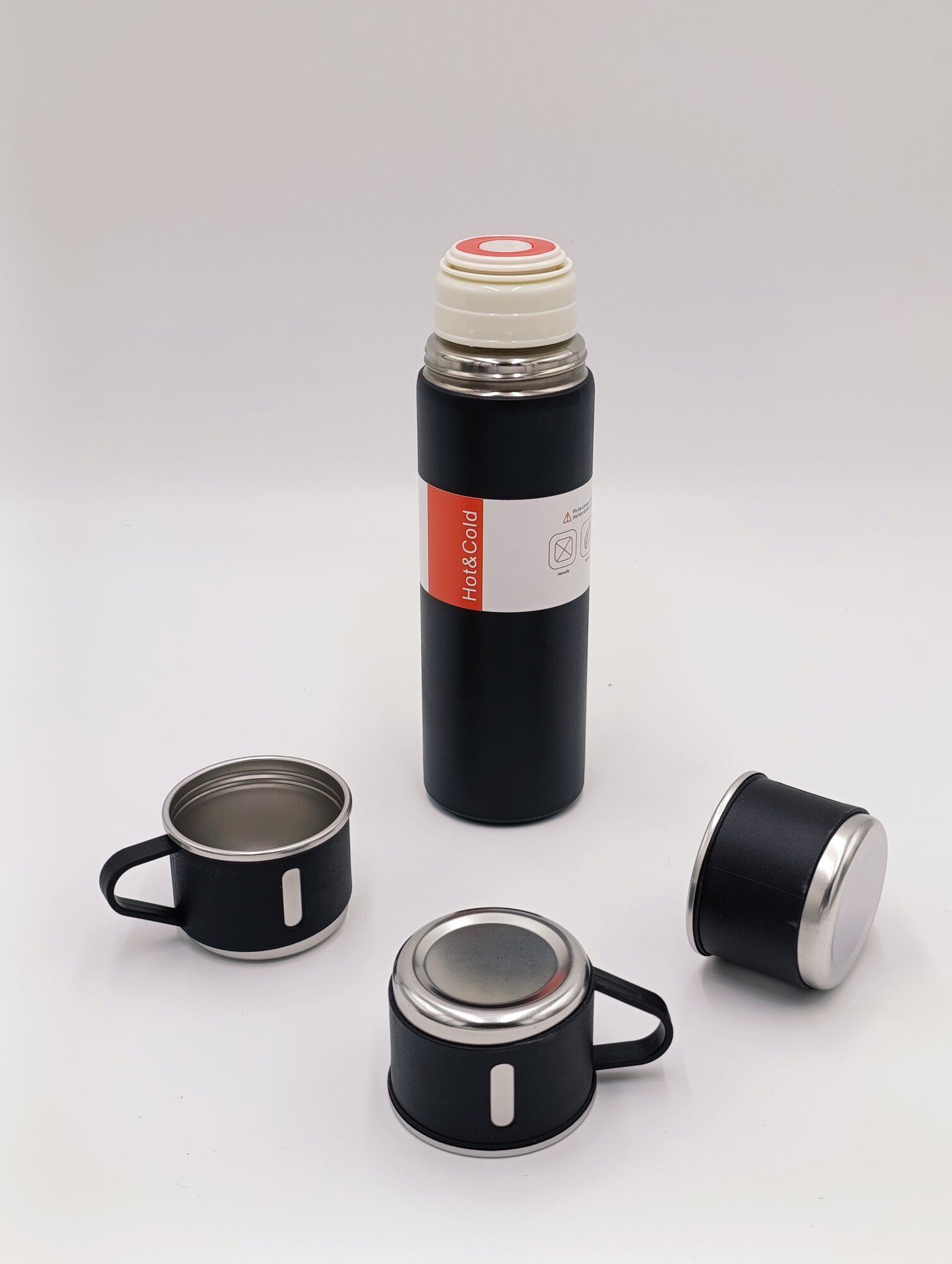 Термос Savdo Vacuum Bottle, нержавеющая сталь, в форме чашки, 500 мл — фото 1