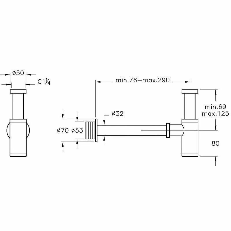 Сифон для раковины VitrA A45123 — фото 1