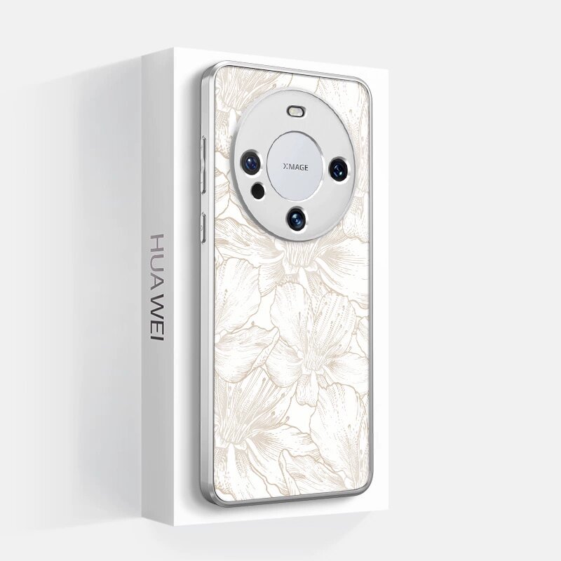 Ультра-тонкий чехол для Huawei Mate 40 Pro, белый матовый, противоударная и устойчивая к царапинам защита с полной