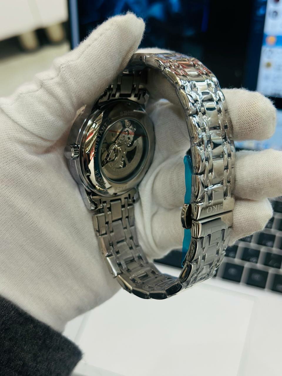 Наручные часы OMEGA, серебристый — фото 1