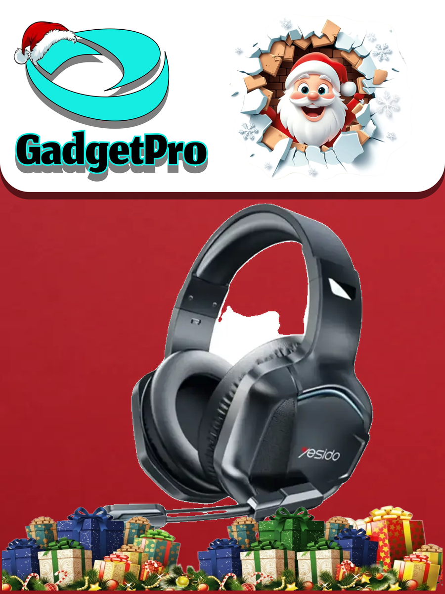 Компьютерная гарнитура YESIDO EK01: проводная гарнитура для ПК, с микрофоном, современный дизайн.