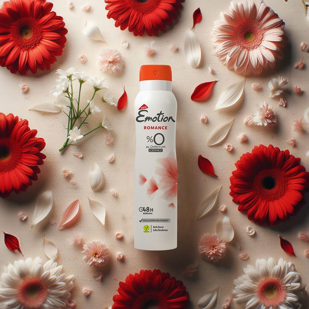 Дезодорант-спрей Evyap Emotion Romance, женский, без парабенов, 150мл