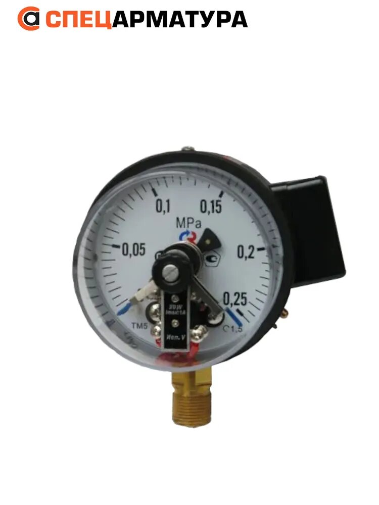 Манометр электроконтактный ТМ-510Р.05(0-0,25МПа)M20x1,5.1,5