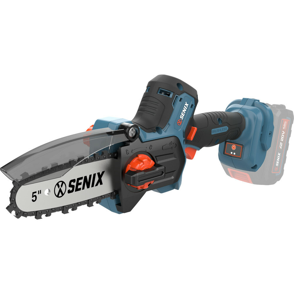 Мини-пила SENIX цепная аккумуляторная CSX2-M3-EU-0, без акб и зу