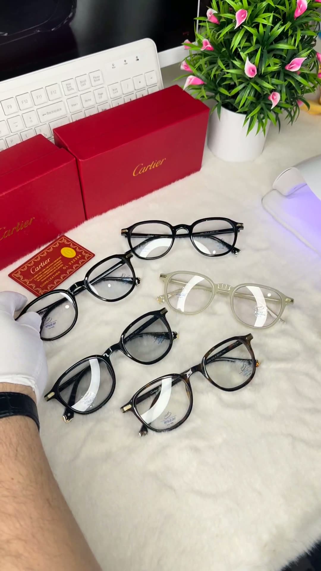 Солнцезащитные очки Cartier, зеленый — фото 1