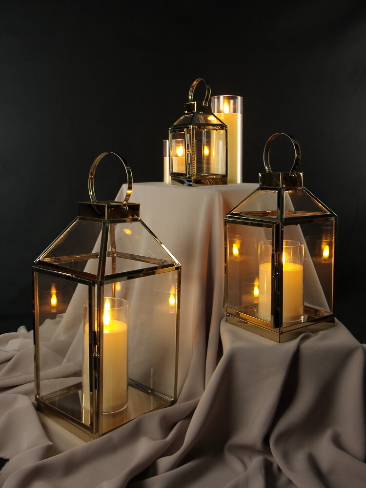 Набор декоративных фонарей из металла — фото 1