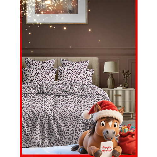 Постельное белье Василиса Семейное, Перкаль, наволочки 70х70 см, Рамиса