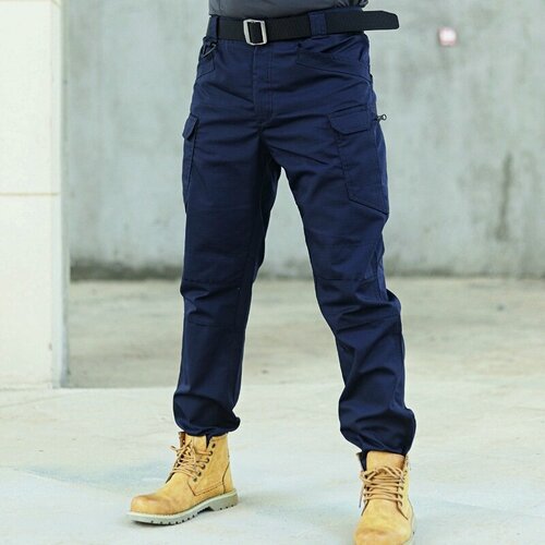 Изображение товара Мужская уличная спецодежда свободные износостойкие брюки