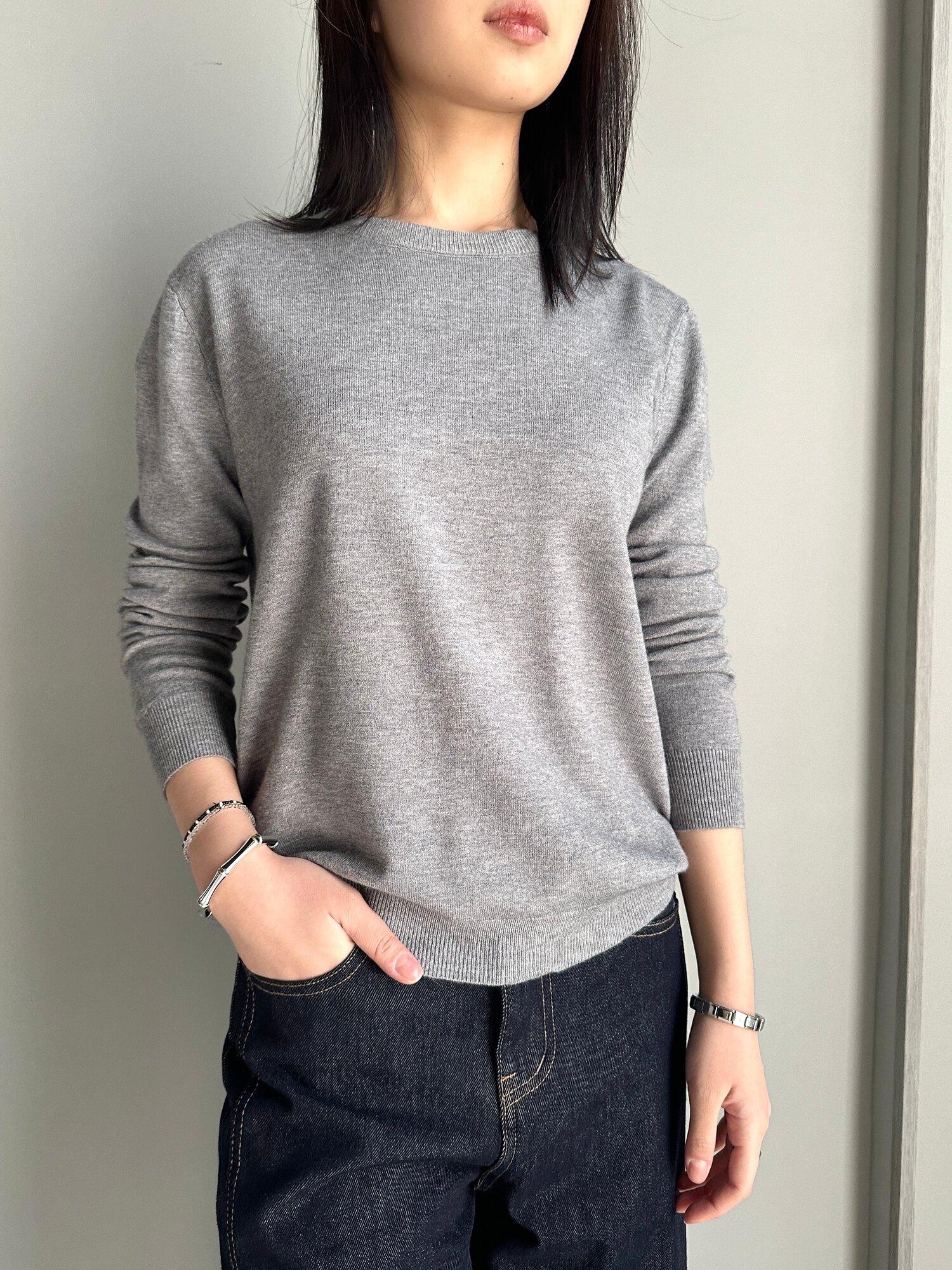 Джемпер INK, размер Std, серый — фото 1