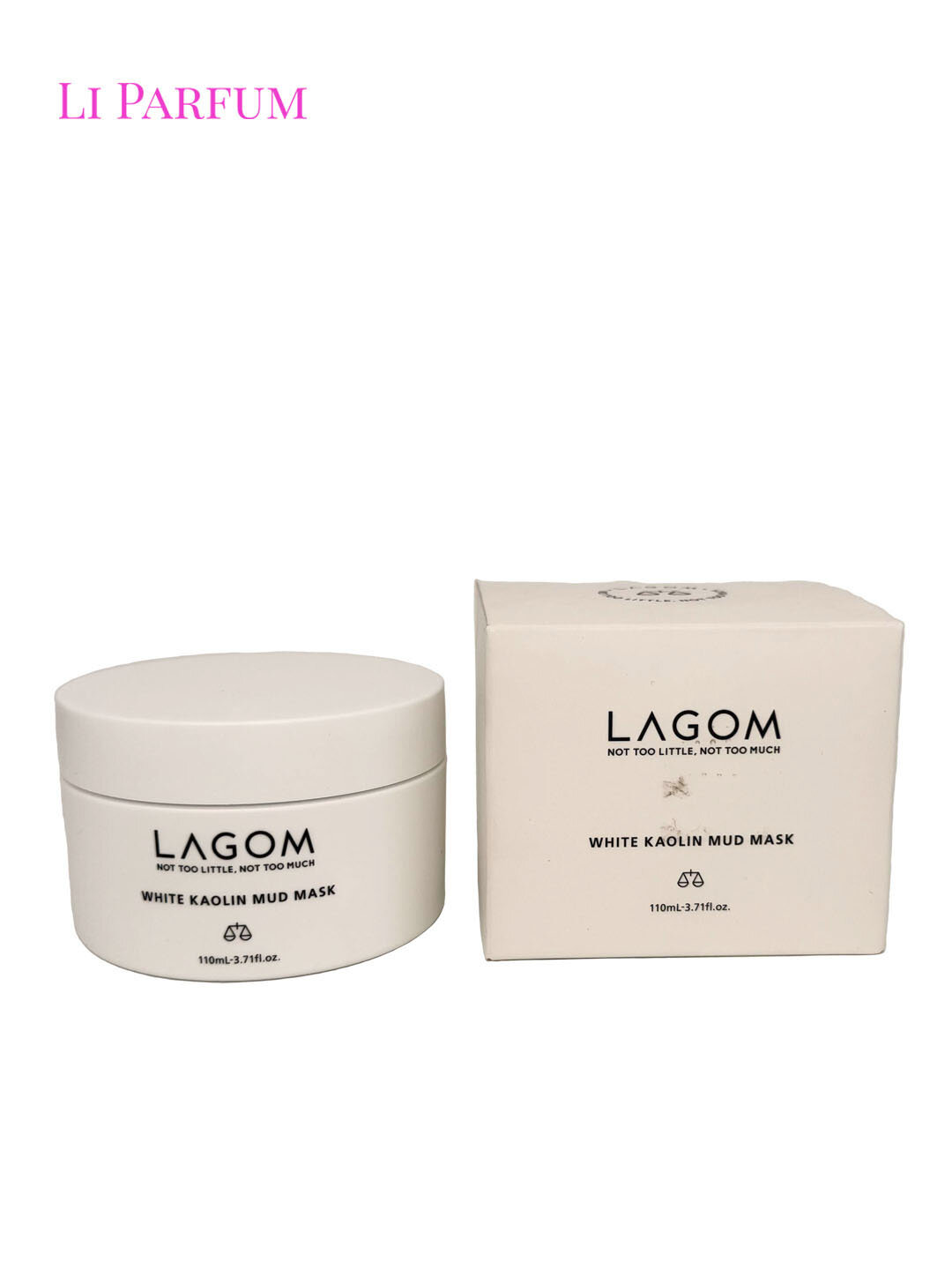 Маска-грязь LAGOM White Kaolin, для комбинированной/жирной кожи, поры и очищение, 110 мл — фото 1