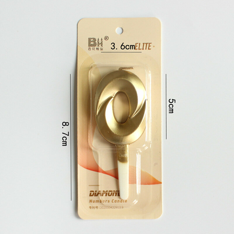 Свечи в форме цифр на день рождения. Каждая цифра имеет индивидуальный дизайн и смотрится на торте ярко и красиво