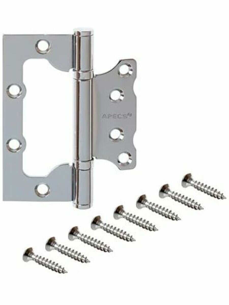 Петля накладная 100*75*2,5-B2-Steel-CR-Blister 18047