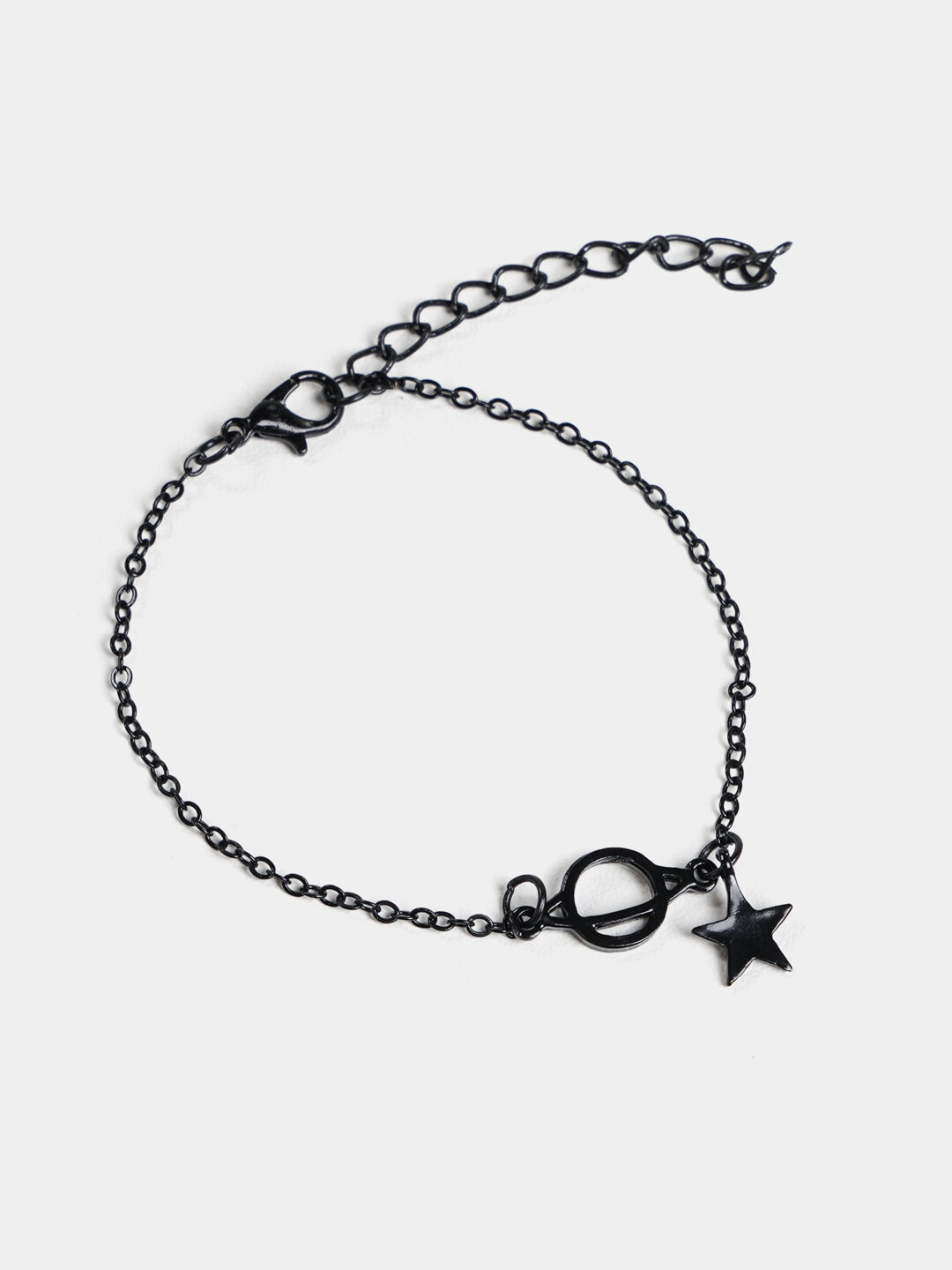 Браслет, 1 шт., размер 23 см, размер XL, диаметр 7 см, black — фото 1