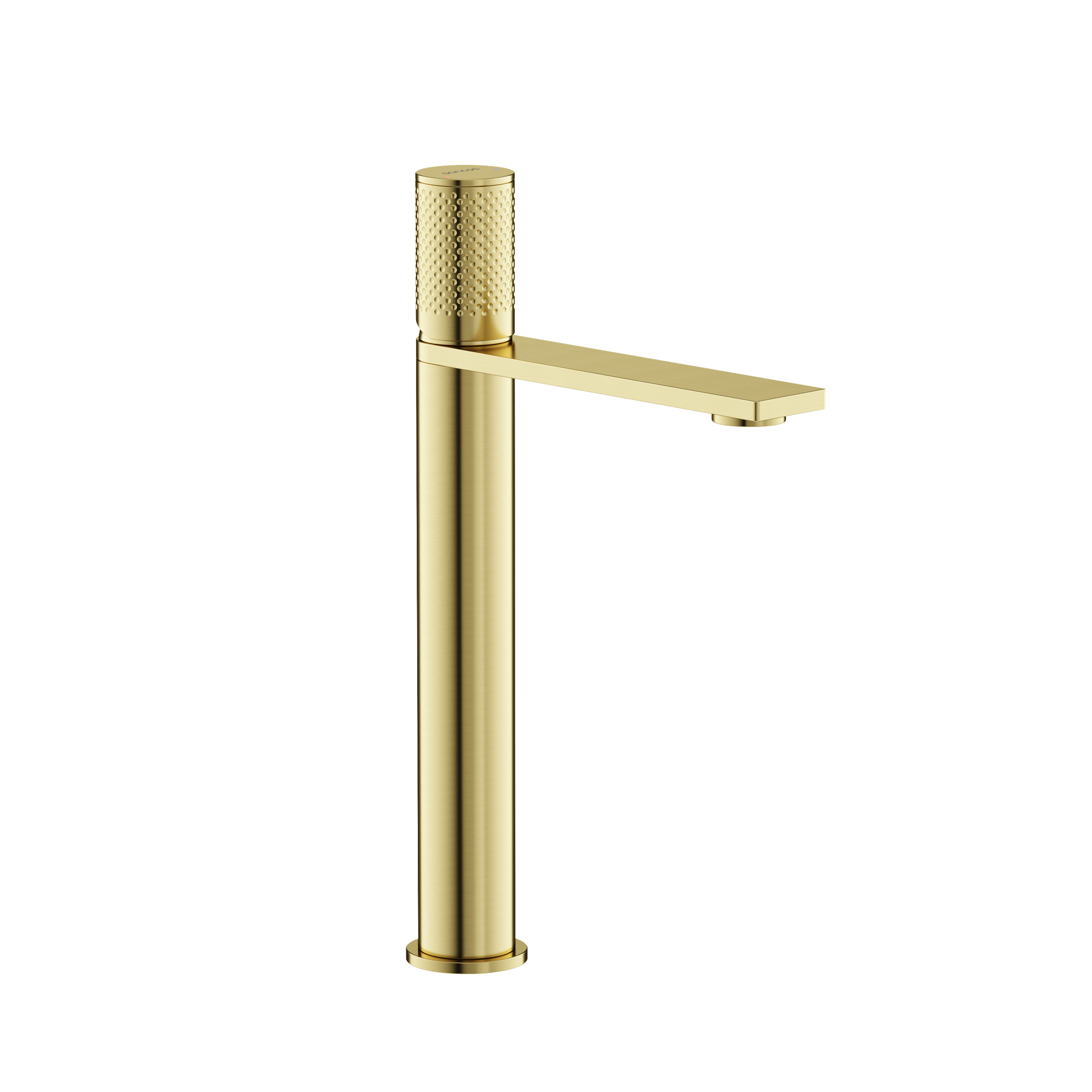 Смеситель для раковины высокий SANCOS Nexus, брашированное золото, PVD покрытие, арт. SC9012BG